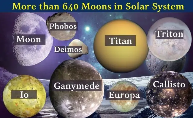 moons in the solar system