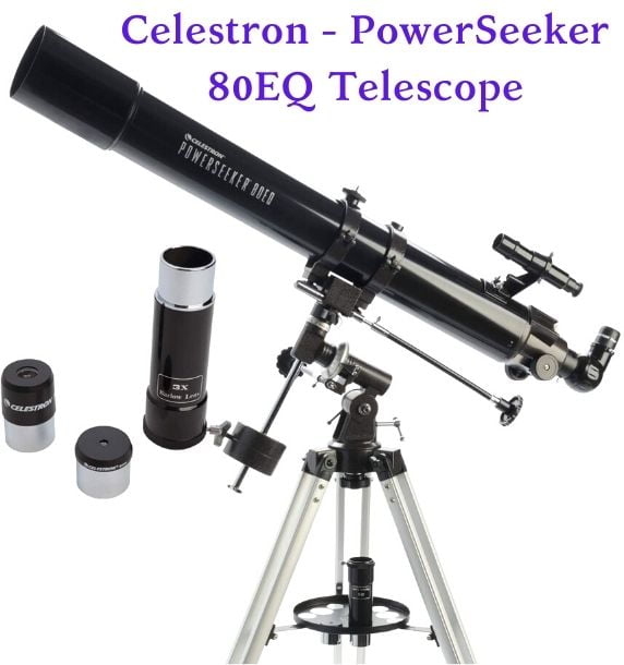 Celestron - PowerSeeker 80EQ Telescope