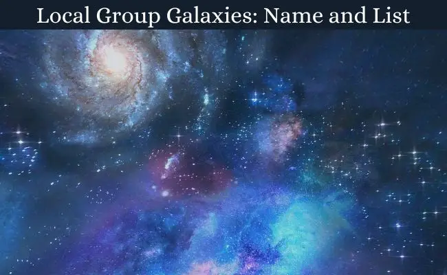 Local Group Galaxies Name and List