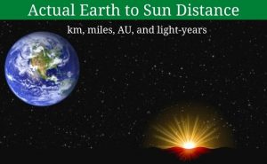 Sun Distance from Earth
